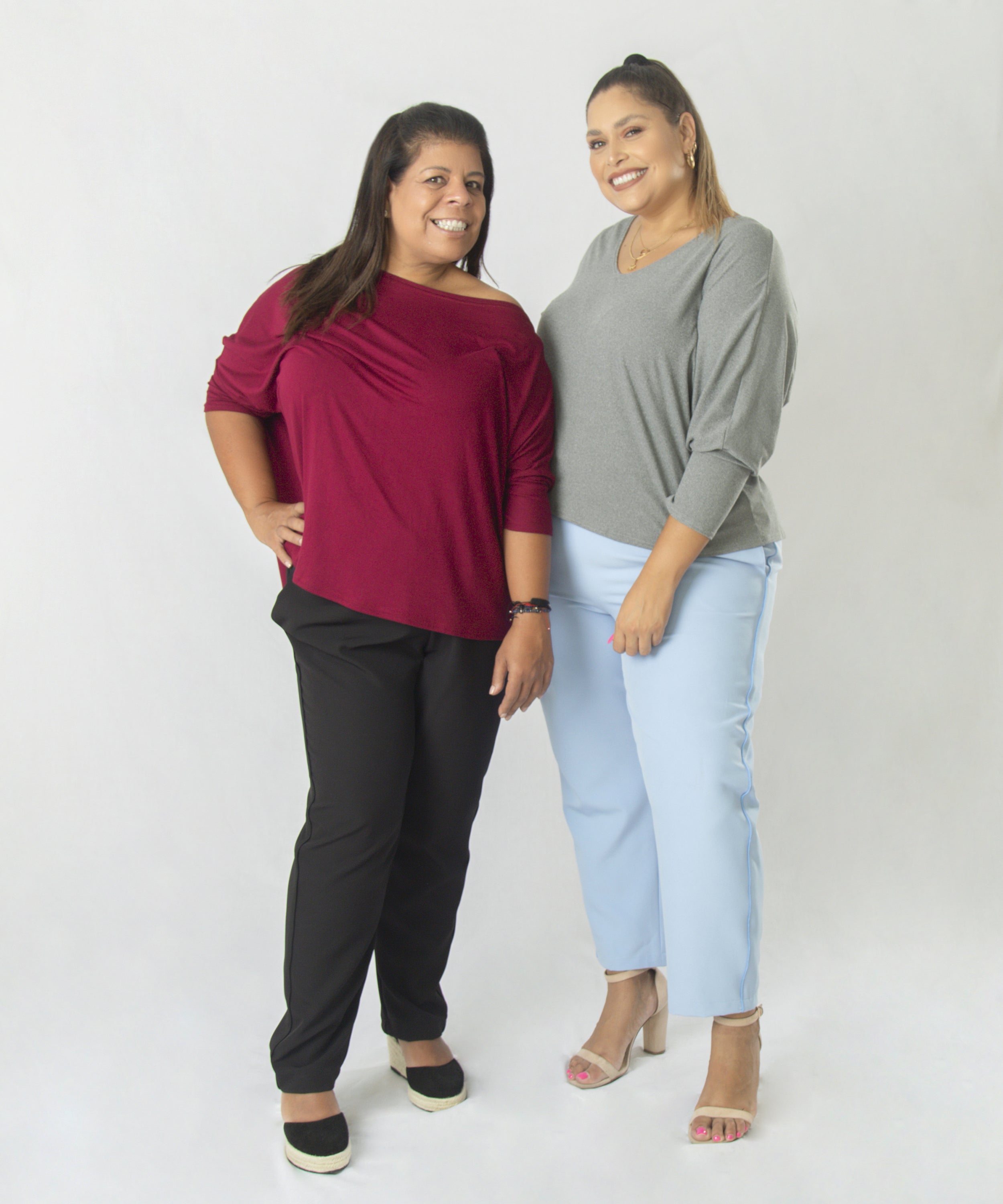 PANTALÓN CATA A LA CINTURA CON ELÁSTICO POSTERIOR